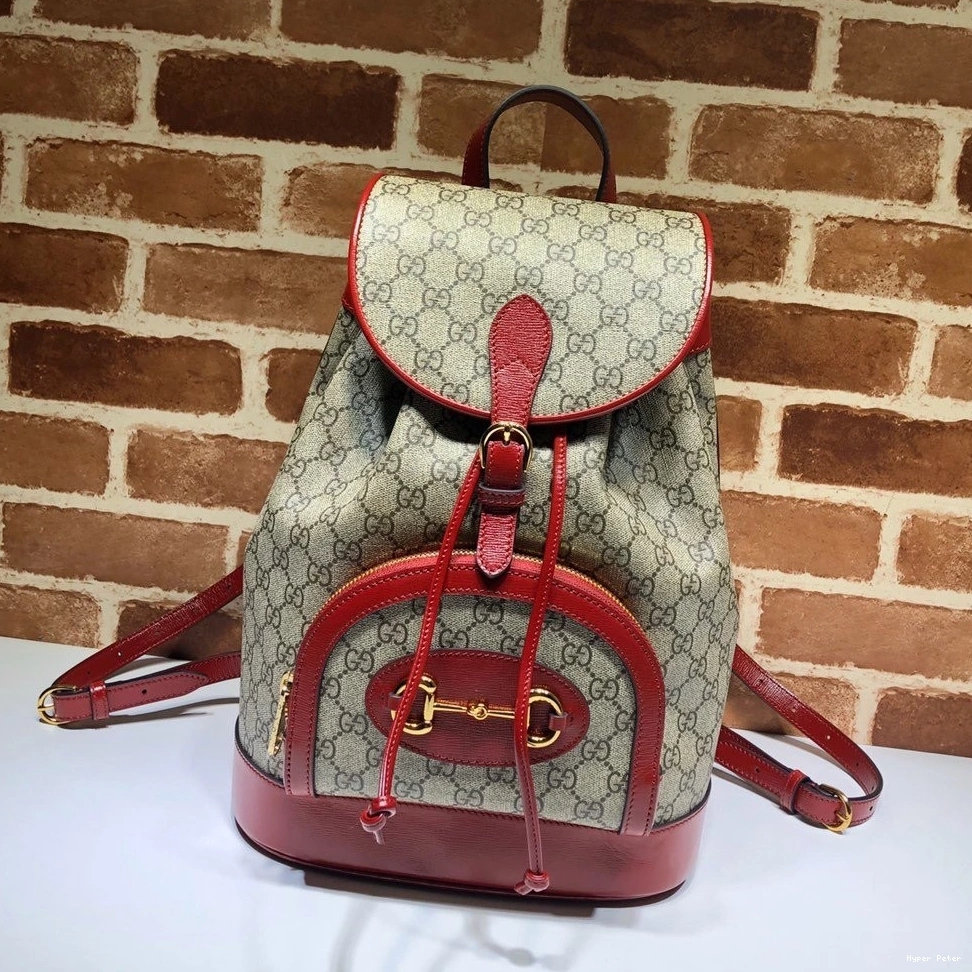 Hyper Peter GUCCI backpack Horsebit 1955 0716